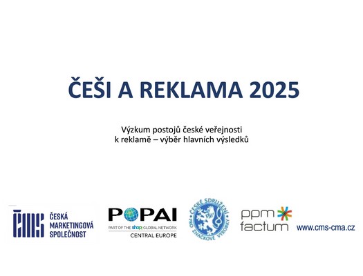 esk marketingov spolenost - Vzkum ei a reklama 2025