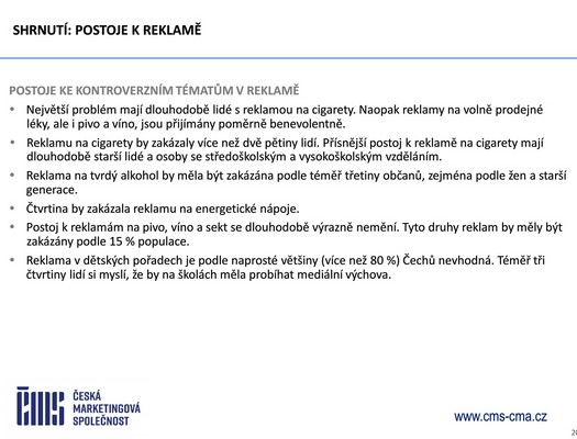 esk marketingov spolenost - Vzkum ei a reklama 2025