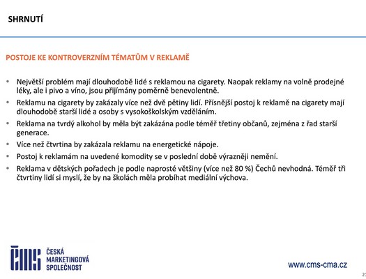 �esk� marketingov� spole�nost - V�zkum �e�i a reklama 2026